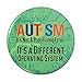 Autism Not a Processing Error Different Operating System Pinback Button Pin