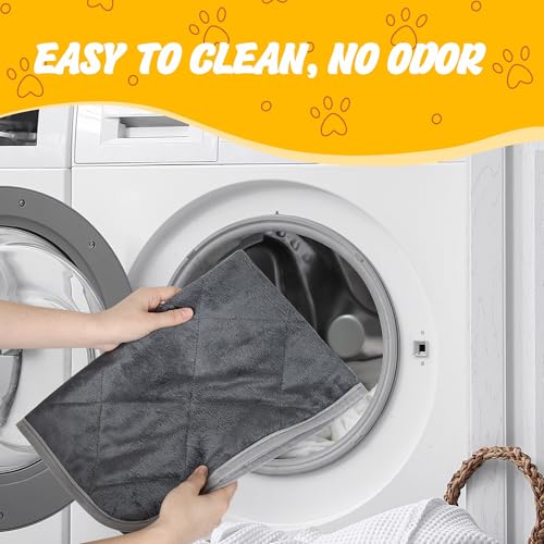 BASVII Selbstheizende Katzendecke - Wärmedecke für Hunde und Katzen, Anti-Slip und Langlebige, Weich und Bequem - Haustierdecke für Andere (M-48X70CM) Cooling