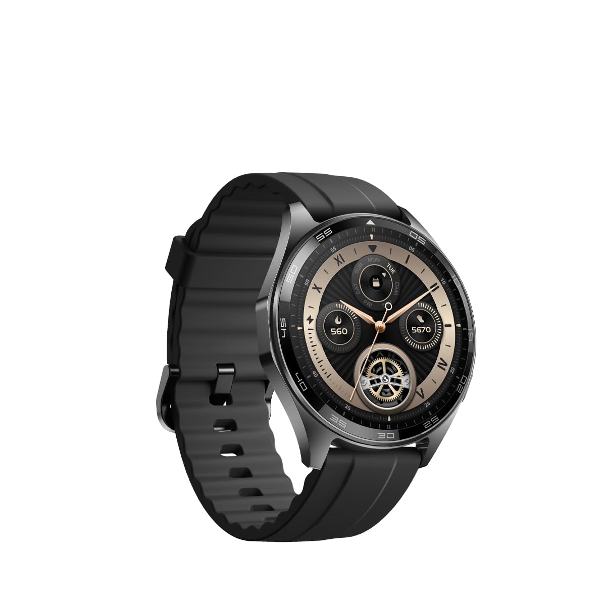 PRIXTON Reloj Inteligente Smartwatch SWB33 para Hombre/Mujer, Asistente de Voz, Funciones Multideporte, Bluetooth 5.3, GPS, barómetro y brújula, Batería 300 mAh