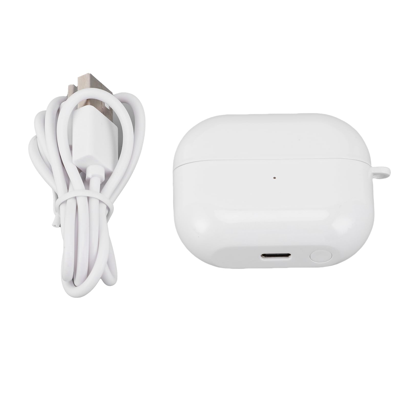 Jiawu Custodia di Ricarica Sostitutiva per Auricolari, Leggera, Portatile, con Protezioni Multiple per Buds 3 SM-R530, Ideale per i Viaggi Quotidiani e L'allenamento (WHITE)
