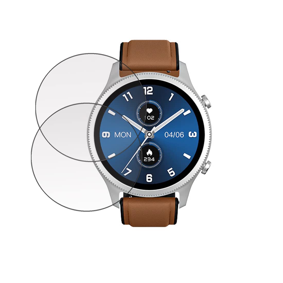 GUARDMEN Noise Noisefit Halo SmartWatch Screen Guard Protector for Noise Noisefit Halo SmartWatch (Pack Of 2pc)(Not A Tempered Glass) (B0BX2P71H1) Amazon Price History, Amazon Price Tracker