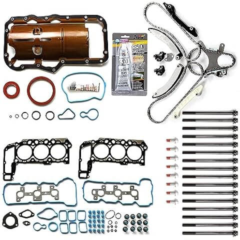 Timing Chain Kit Full Gasket w/Bolts 2005-2009 for Dodge for Jeep Cover