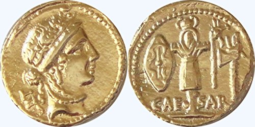 Golden Artifacts Julius Caesar and Venus Most Famous Roman Coin, Republic to Empire, Unique Gift, Roman Empire (29-G)