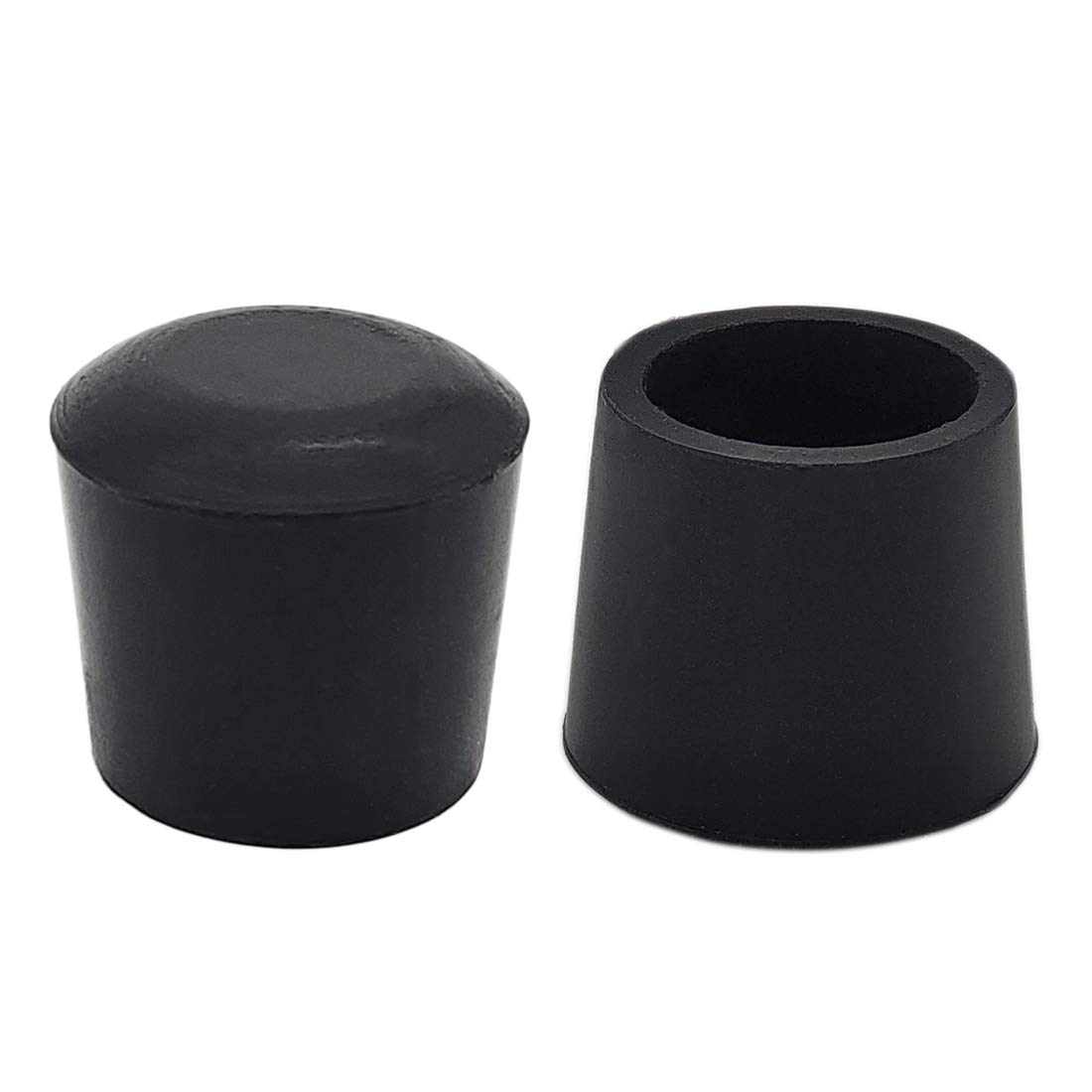 Flyshop 7/8 Inches 22 mm Black Round Chair Leg Tips Caps Durable Anti-Skid Rubber Chair Leg Floor Protectors Furniture Table Covers 16Pcs - Image 3