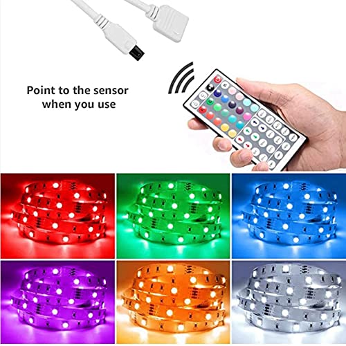 2set 20M RGB Tira LED Flexible con Control Remoto miniatura 3
