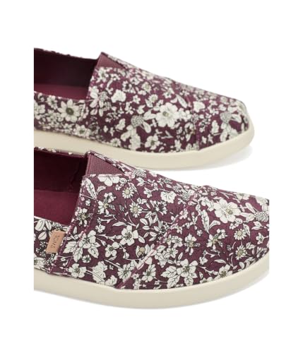 Image of TOMS Women's Alpargata Plus Slip On Espadrille, Textile Upper, Relaxed Fit, CloudBound Insole, Stretchy Easy On and Off
