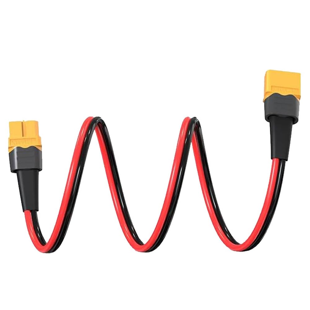 Jnchdghwa Men's As Shown Xt60h For Rc Battery Motor Compatible 12Awg /Fe Cable Dual Extension 1M Silicone Wire Battery Connectors Parallel