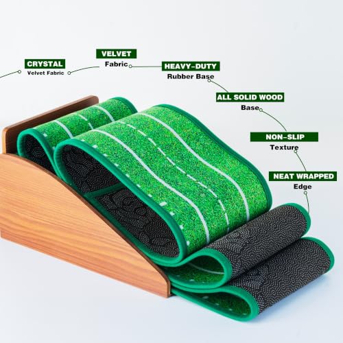 Image of Putting Green Indoor,Golf Putting mat with Auto Ball Return - Premium Golf Putting Mat for Home, Office, or Outdoors - Golf Gift for Men & Women, Practice Anywhere