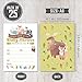 A Set of 25 Woodland Animals Baby Shower Invitations, Diaper Raffle Tickets and Baby Shower Book Request Cards with Envelopes. Gender Neutral Invites Perfect for Baby Boys and Baby Girls.