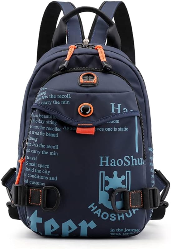 Bolsa de peito masculina ao ar livre multifuncional moda mochila impermeável pano de náilon bolsa mensageiro HS-5122 em oferta na Shopee Bolsa de peito masculina ao ar livre multifuncional moda mochila impermeável pano de náilon bolsa mensageiro HS-5122 em oferta na Shopee