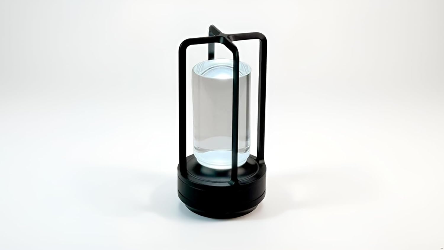 Rechargeable LED Table Lamp - Cordless Portable Desk Lamp with Touch Dimming, 3 Color Temperatures, Battery Powered for Bedroom Office Restaurant (Black)