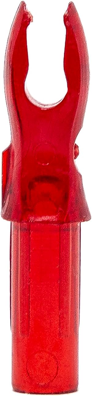 Bohning A Nock, for .204 Shafts (Small, X-Nocks, 5mm) 12 Pack, Ruby