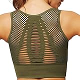 materiales de gimnasio segunda mano Almohadillas de sujetador extraíbles: almohadilla desmontable de bolsillo incorporada para soporte adicional opcional y servicio al cliente. La almohadilla del sujetador desmontable es fácil de limpiar. Ultra suave y cómodo, con la capacidad de absorber el sudor. Sujetador sin costuras y diseño inalámbrico para minimizar las rozaduras, suave y cómodo de llevar.