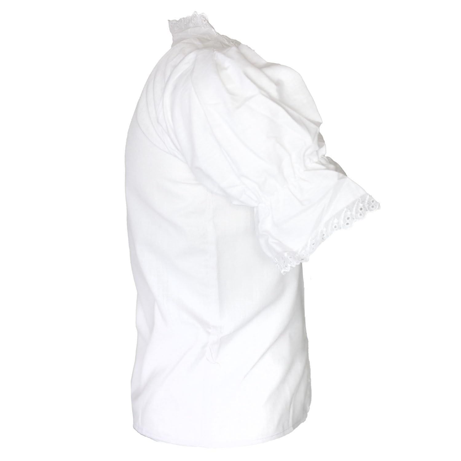 Kinder Trachtenbluse Dirndl Bluse Weiß Mädchen Trachtenmode Zweitbluse