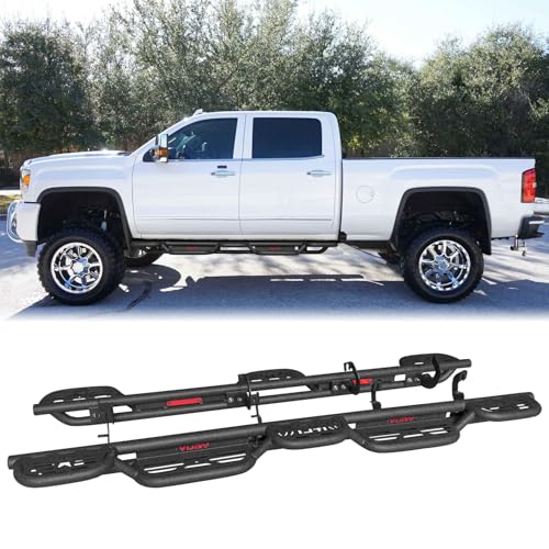 Estribos laterales compatibles con Chevy Silverado y GMC Sierra miniatura 1