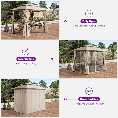 Luxury Outdoor Daybed with Canopy