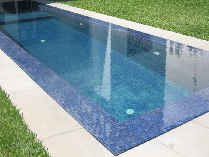 Miniatura 4 de The Tile Doctor Azulejo de vidrio reciclado para salpicaduras de cocina, baño y piscina, decoración de pared duradera y ecológica, azulejos de pared