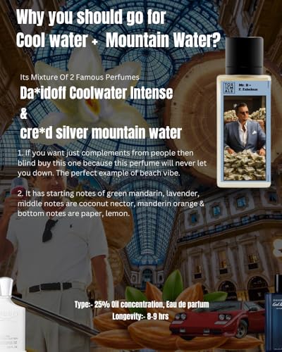 Image of TOXICMALE Mr B + F Fabulous | Perfect Long lasting Men's perfume for Office | perfumes for men | Gift for him | TMA42 | 50 ml perfume | TM Perfume House