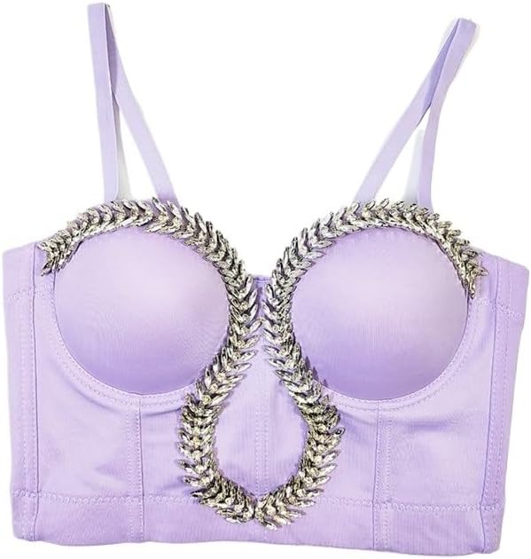 Diamond Chain Chest Wrap Outer Wear Annual Meeting Camisole Performance Costume Bra Bottoming Inner