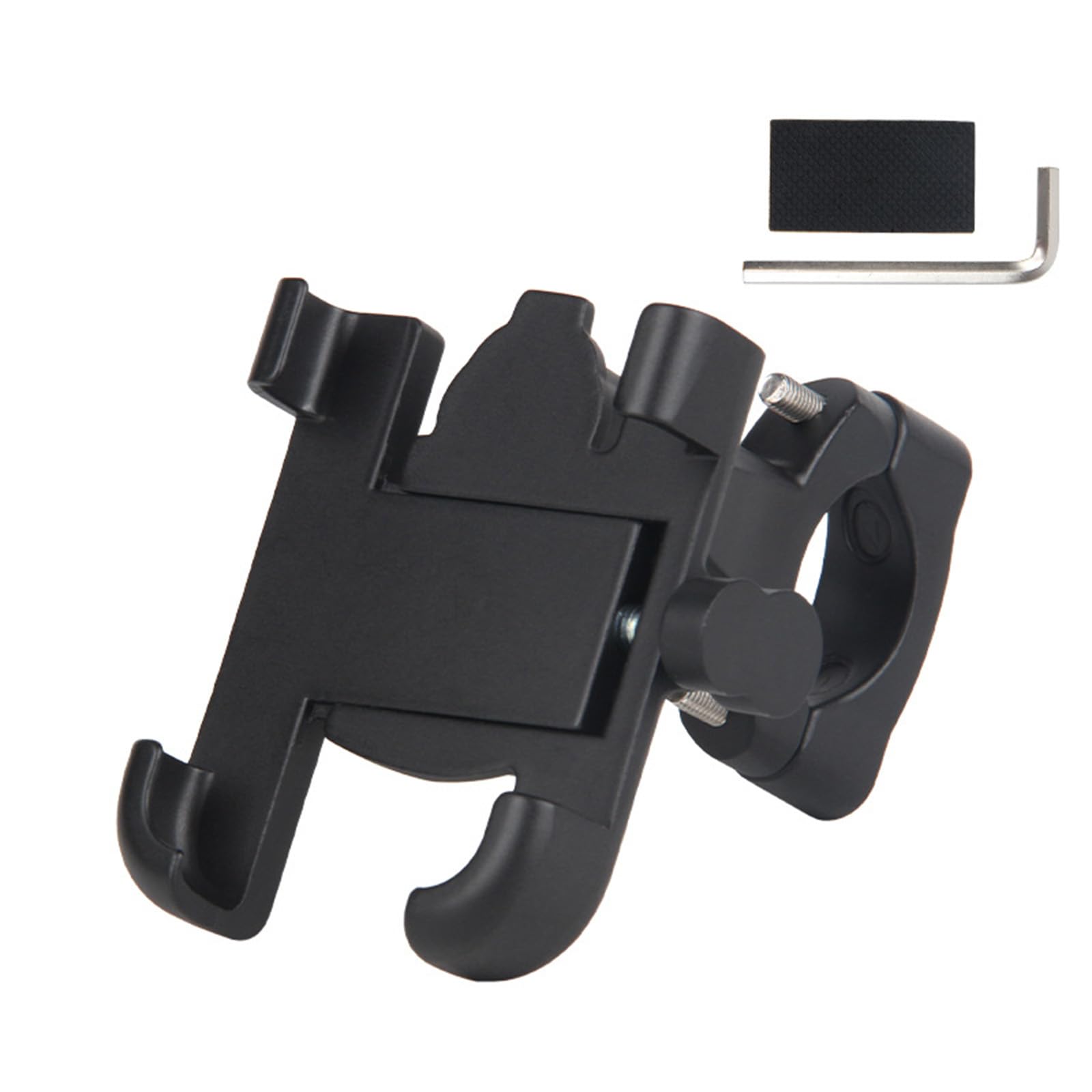 HDOYTXXM Aluminum Alloys Bike Phone Stand Bicycles Clamps Scooter Clip Adjustable Nonslip Cycling Brackets Enduring Motorcycles Handlebars Mount Clip