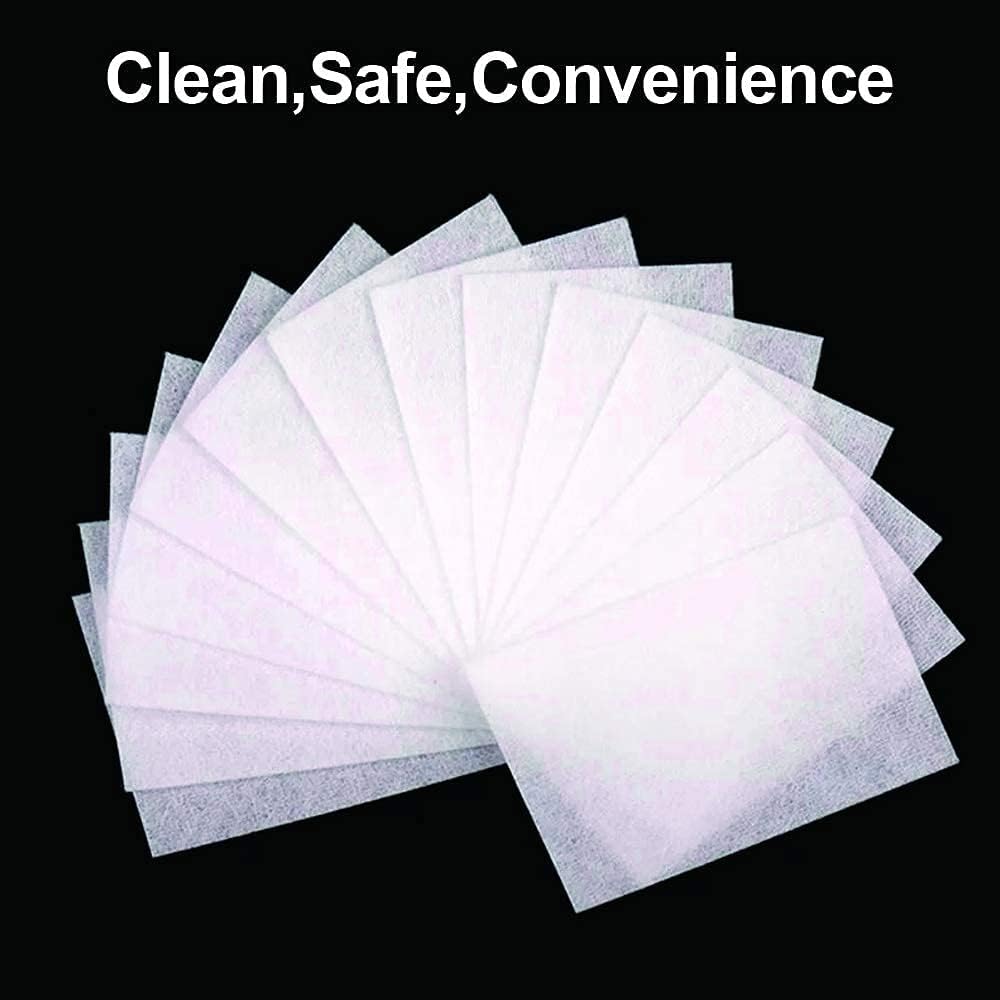 Sminakh Nail Lint Wipes Nail Cotton Pads 1000 Pcs Lint Free Gel Nail Polish Removers Eyelash Extension Glue Cleaning Wipes Nail Polish Remover Cotton PF2 1