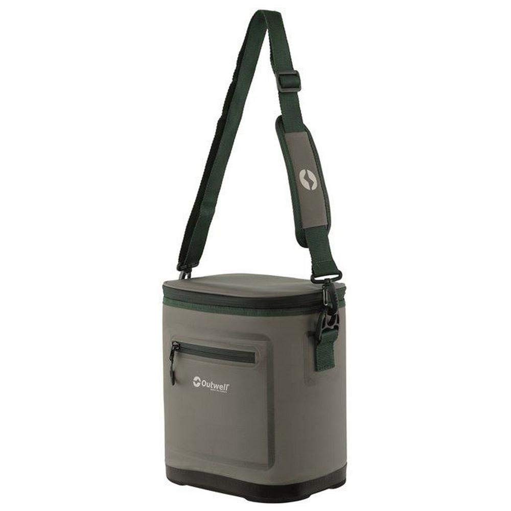 Outwell Hula - Borsa termica 8 litri, colore: Nero e grigio, impermeabile, in poliestere, 19 x 26 x 28 cm, da campeggio