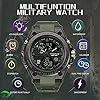 findtime Military Watches for Men Waterproof Tactical Watches Men Army Digital Sports Outdoor Stopwatch LED Survival Tough Electronic Alarm Clock Black Gold Wrist Watch #2