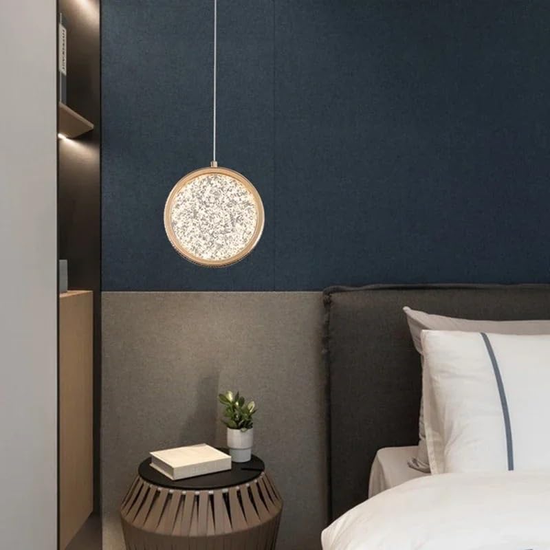 Petit lustre nordique et éclairage de chevet pour décoration mur TV