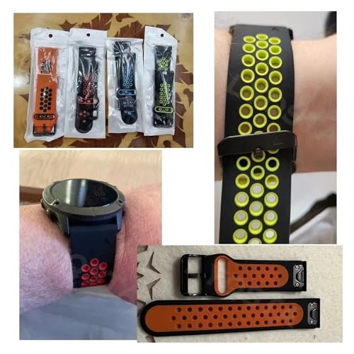 Bracelet 26 mm pour Garmin Fenix 7X solaire lors de vos randonnées - 6