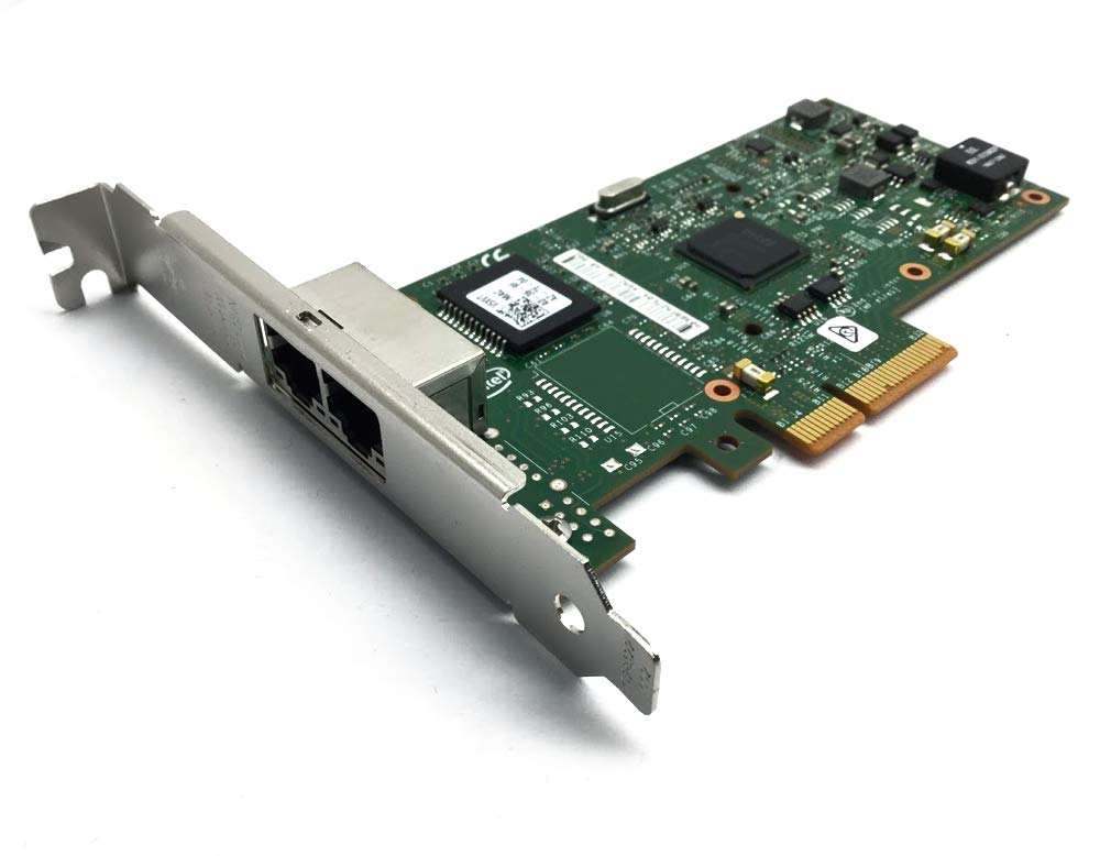 Dell V5XVT Intel I350-T2 Dual Port PCI-E ETHERNET Network Card D/PN: 0V5XVT
