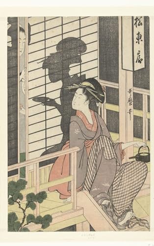 Tableaux Moderne Toile Décor Art Mural Utamaro 60x90cm pour salon