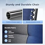 XXL Padded Zero Gravity Chair Outdoor Recliner, 30" Wide 400LBS - Image 4