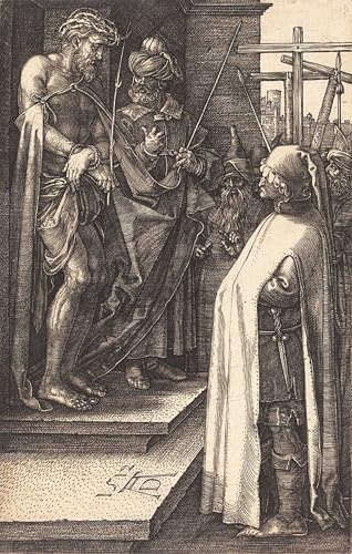Impression Affiche de l'Ecce Homo d'Albrecht Dürer Toile Fine Art 60x90cm
