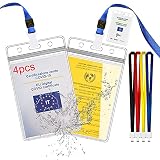 4 Pochette Pass Sanitaire, 11 x 15 cm Housse Pass Sanitaire, Protege Passeport, Carnet de Vaccination, Housse Vaccination Applicable au 2021 Nouveau Passeport Sanitaire Français