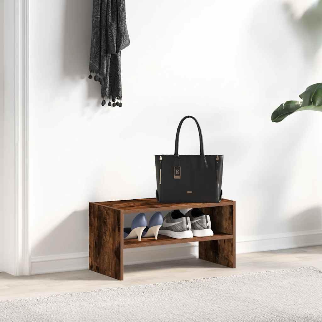 Stojak na buty do układania w stosy Dym dąb 60x30x30,5 cm