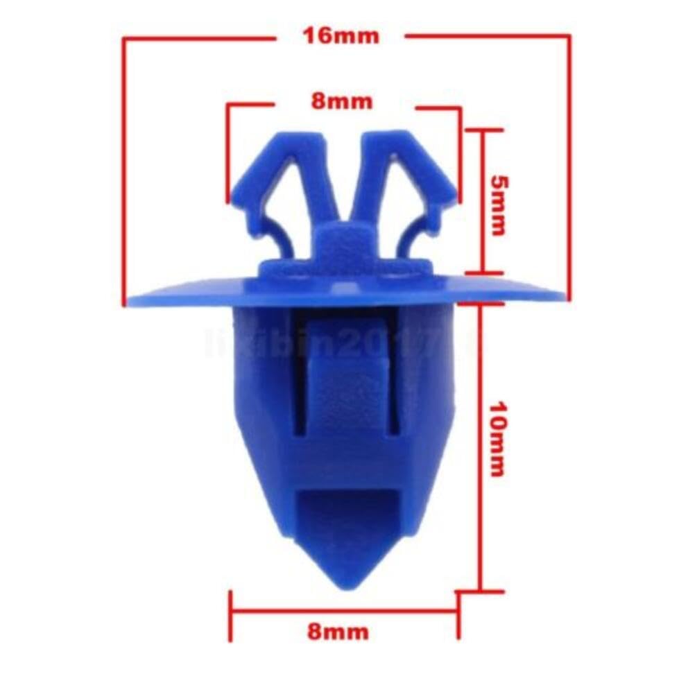 4X Clip Di Fissaggio Per Parafango Inferiore Per VW | WHT003386
