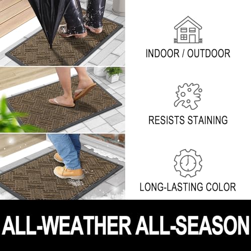 Olanlyindooroutdoormatsturdynaturalrubberfloormatnonsliplowprofilewaterproofdoormatandstainfrontdoormateasycleanpatioentrancemat36x24brown Urban Country Home Decor Olanly indoor outdoor mat sturdy natural rubber floor mat non slip low profile waterproof doormat and stain front door mat easy clean patio entrance mat 36×24 brown urban country home decor