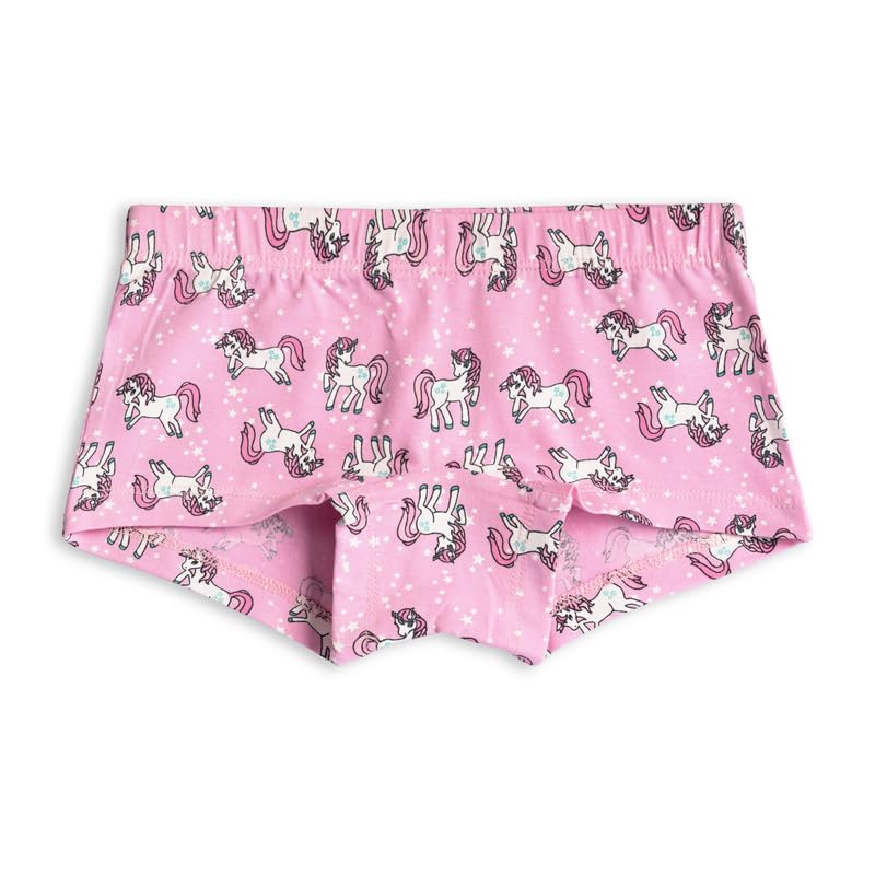 Image of Real Basics Girl's Cotton Multicoluor Boyshorts (Pack of 6)