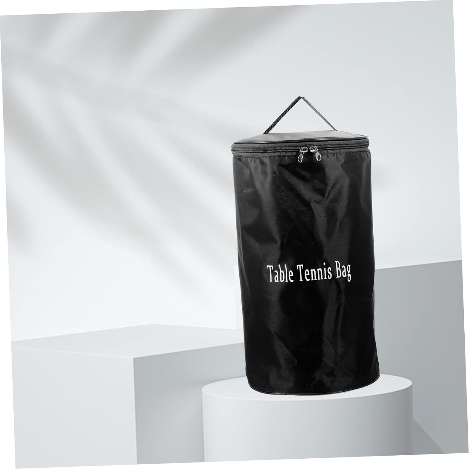 Portable Pingpong Balls Storage Bag Durable Table Tennis Accessory for Outdoor Use Black Color Easy to Store All Types of Balls for Gym Home and School Activities