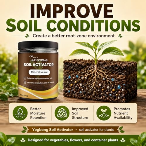 Image of Yegbong Soil Activator, Soil Pro Activator, Nauticos SoilActivator, Organic, Water-Soluble Formula for Optimal Nutrient Uptake & Root Development, Enhance Growth for Vegetables & All Plants (3)