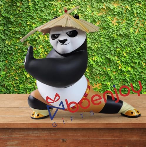 Image of Gifts- Kung Fu Panda Action Figures - Limited Edition, Kung Fu Panda Figurine, Merchandise Figures, Collectible Figurine for Home Decor, Office Table & Study Table Toys (15 cm)