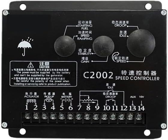 C2002 Genset Speed Governor Control Board Controller Unit for Generator(Old Type)