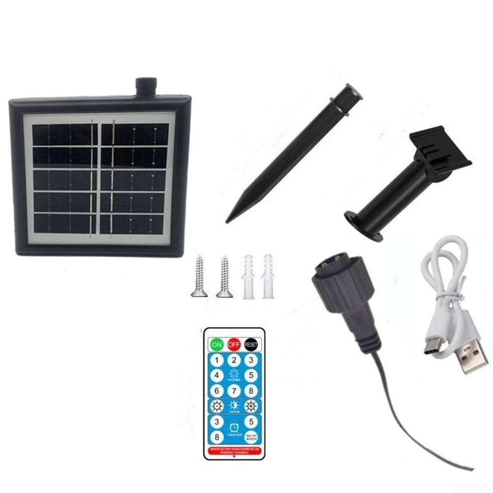 Solar-Batterieboxen, Hochleistungs-3,7V/24V Solar-Lichterketten-Steuerbox, mit Leiterplatten-Controller, verbesserte Flexibilität (3V)