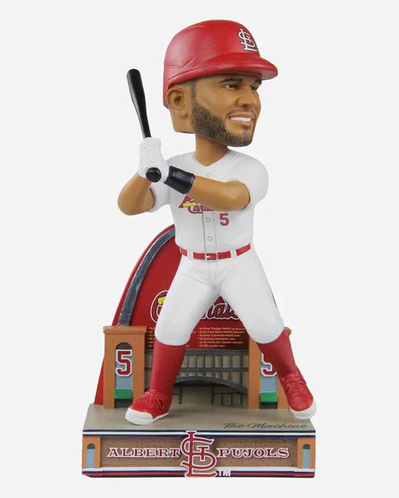 Albert Pujols St. Louis Cardinals Career Stats Bobblehead MLB
