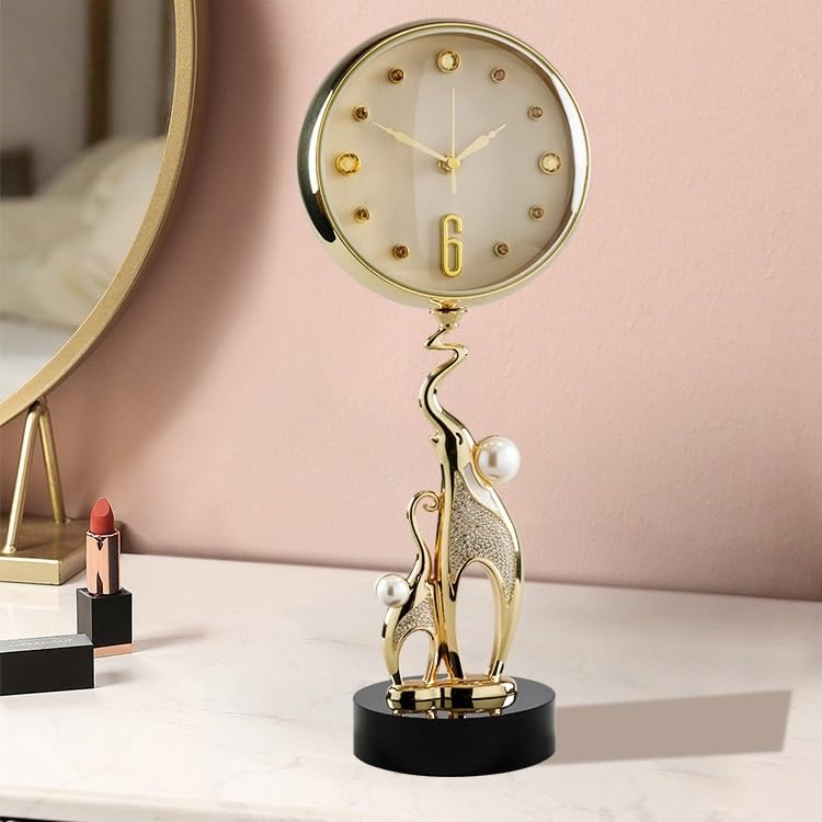 Reloj de sobremesa verde para decorar la sala de estar moderna 4