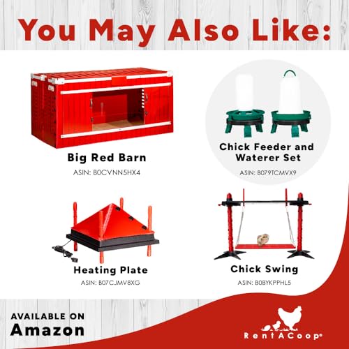 RentACoop Suporte ajustável de plataforma de aves para alimentadores e bebedouros de pintinhos e fra