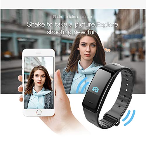 Juya Fitness Tracker with Heart Rate Monitor, Activity Tracker Watch, Waterproof Smart Fitness Band with Step Counter, Calorie Counter, Pedometer Watch (02)