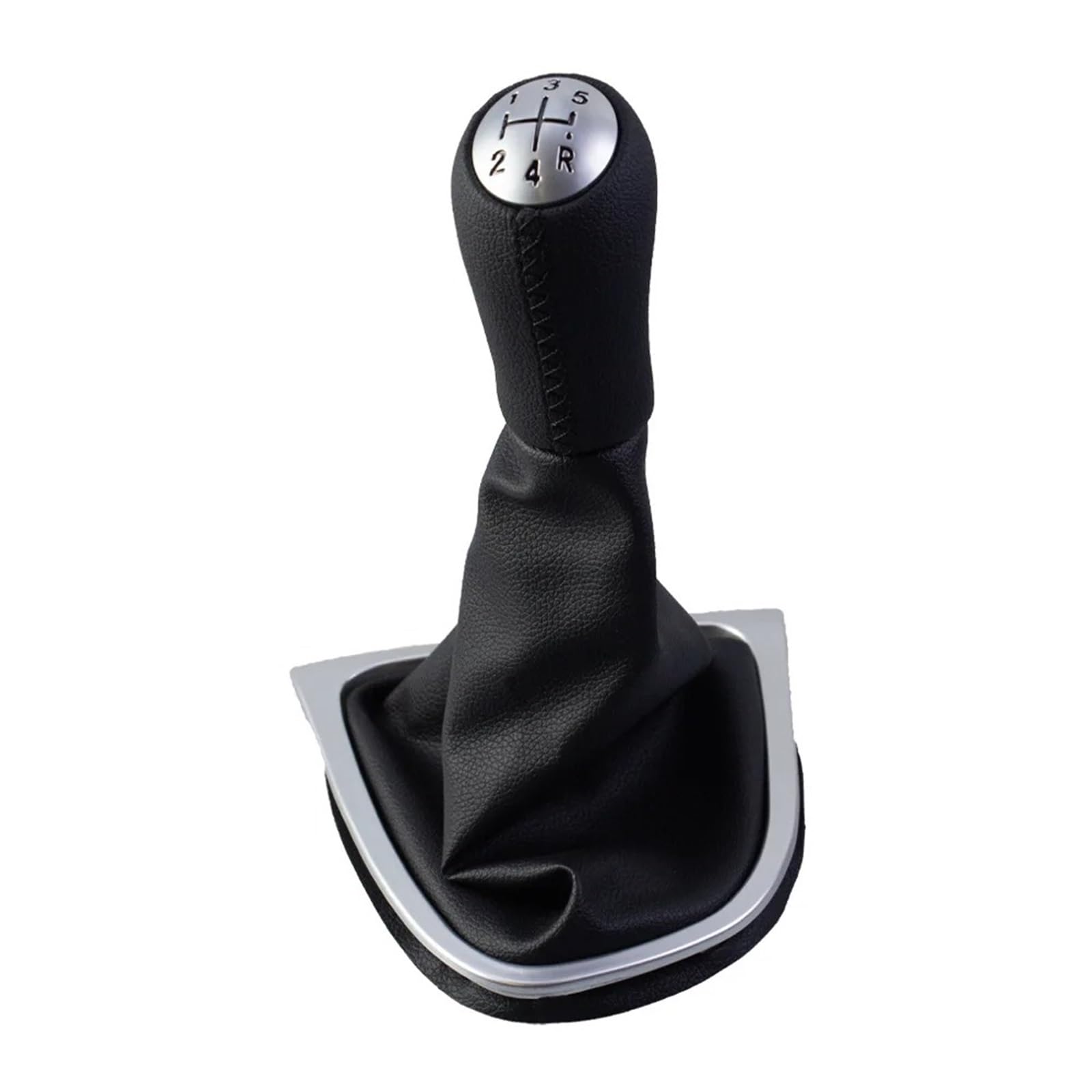 Jxewmtmc for Clio 4 IV 2012-2020 with Boot Cover Gaitor Collar Manual Transmission 5Speed Leather Gear Shift Knob Stick Gaiter Gear Stick Shift Cover