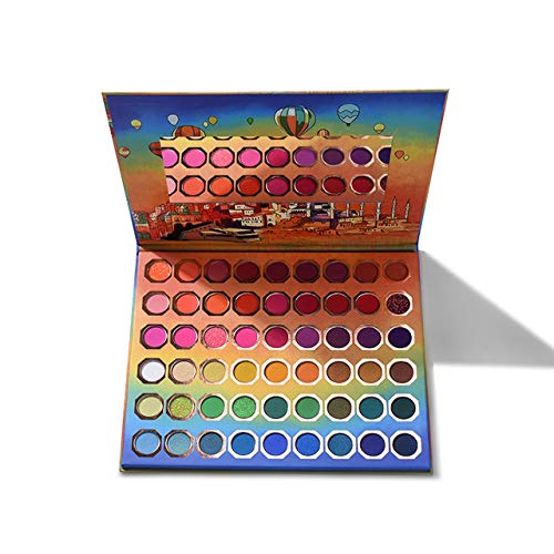 Makeup Eyeshadow Palette 63 Color Summer Collection Matte Shimmer Glitter Pigment Eye Shadow Pallete Cosmetic,33