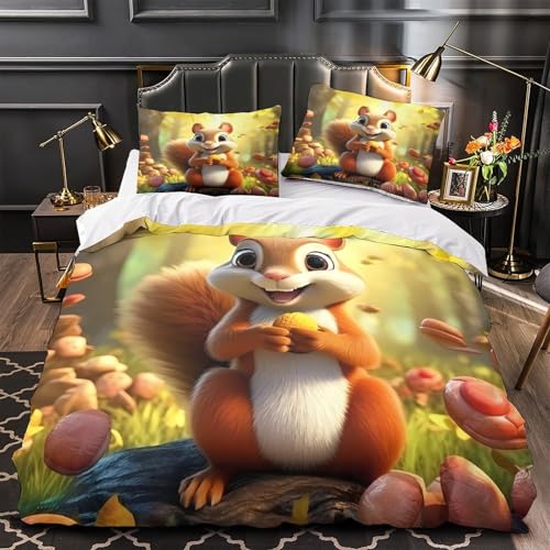Parure de lit paresseux mignon housse de couette double 200x200cm pour enfant